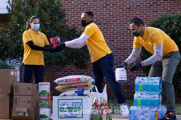 Church of God Newport News Food Drive